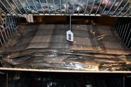 Twenty five as new Edinburgh lambs wool Mackellar tartan scarves (RRP £11.99 each).