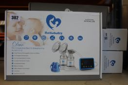 Six as new Bellababy Duo rechargeable electric breast pumps (Boxes damaged).