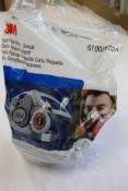 Twenty four as new 3M half respirators (REF: 6100).