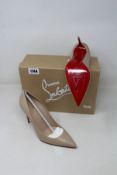 A pair of as new Christian Louboutin Kate 100 shoes (EU 38.5)