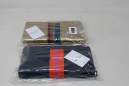 Two as new Meg & Bee London Major Money Kit purses (RRP £95 each).