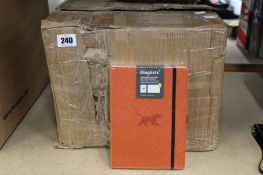 Approximately thirty five Dingbats A5+ Wildlife Orange Tiger Notebooks (Lined).