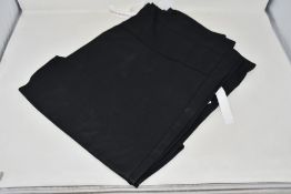 Two pairs of as new Lurdes Bergada Wide coated trousers (L - RRP £93 each).