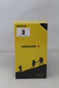 A boxed as new Ulefone Armor x5 mobile phone.
