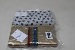 Two as new Meg & Bee London Major Money Kit purses (RRP £95 each).