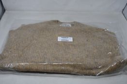 An as new Acne Studios Kowhai brushed Shetland knit in toffee brown (S - RRP £249).