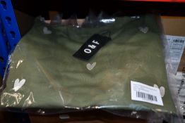 Ten as new Olive & Frank heart embroidered sweatshirts (All XS - RRP £55 each).