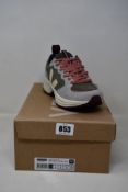 A pair of as new Veja Venturi suede sneakers (UK 4).