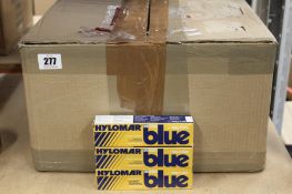 A large quantity of boxed as new Hylomar Blue - Universal Gasket and Jointing Compound (