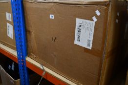 One hundred and forty four men's Royal Stallion eight panel caps in black (Various sizes).