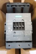 A boxed as new Siemens 3RT1054-1AB36 Electrical Contactor.