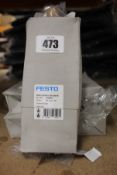 Five as new Festo VUVS-L30-B52-ZD-F8 long service life solenoid valve (Series 08-2021 : 58).