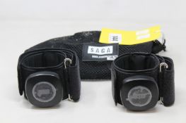 An as new pair of Saga Fitness blood flow reduction cuffs.