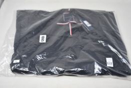 A ladies as new Tommy Hilfiger equestrian double breasted Damen Tournament show jacket in black (M -