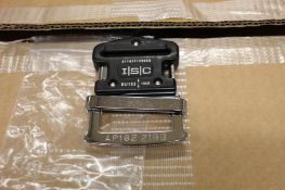 One hundred as new ISC BU182 - 45mm Klick-lock Buckle and Sliding Tang Set - Dual Adjustable 16kN.