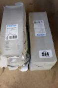 Five as new Festo VUVS-L30-B52-ZD-F8 long service life solenoid valves (Series 08-2021 : 58).