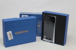 Seven boxed as new Spiphone Note 9 mobile phones.