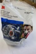 Twenty four as new 3M half respirators (REF: 6100).