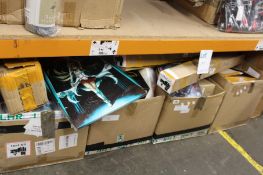 Miscellaneous items to include Car Multimedia Systems and an e-Bike wheel.