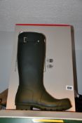 Two pairs of men's as new Original Hunter Tall Boots in Dark Olive (UK 10).