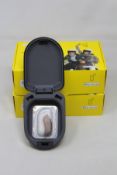 Two boxed as new Interton Ready 2 RD470-DW Wireless Hearing Aids in Brown (Individually boxed,