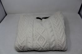 An as new Polo Ralph Lauren cable-knit wool jumper (M).