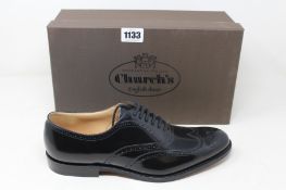 A pair of as new Church's Berlin shoes in black (Size 8).
