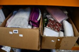 Forty assorted evening bags (Various colours and designs).