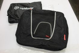 Twenty two UpMover 5-pc packing cubes and laundry bag.