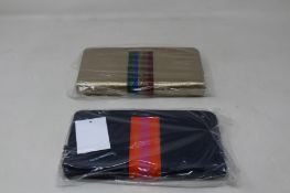 Two as new Meg & Bee London Major Money Kit purses (RRP £95 each).