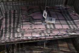 Fourteen as new Edinburgh Cashmere scarves in Thomson pale pink (RRP £33.99 each).