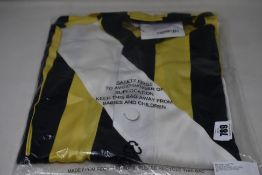 An as new Wales Bonner Jockey satin sunshine panelled shirt (Size 48).