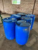 6 No. Blue Plastic Drum