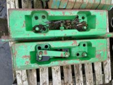 2x John Deere starter weight