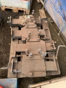 Qty. Quivogne Tine Master Depth Wheel Adjustable Brackets