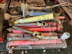 Qty. PTO Shafts & Guards and Hydraulic Cylinders