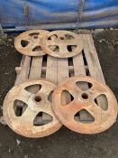 4 No. Misc. Roller Rings