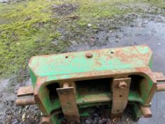 2x John Deere starter weight