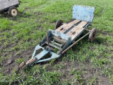 Car trailer single axle
