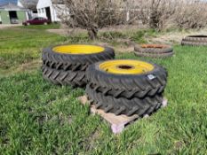 Set Alliance 270/95R32 front and 300/95R46 rear wheels and tyres