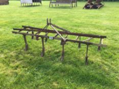 Ferguson 9 tine cultivator, 7ft, linkage mounted