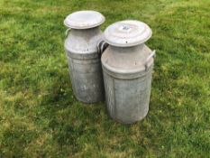Quantity milk churns