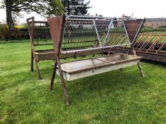 2No. Hay racks and troughs