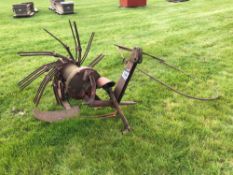 Helwig ZR57 potato spinner, PTO driven. Serial No: 74121