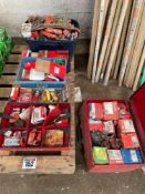 Quantity ignition contacts, spark plugs, fuses, etc.