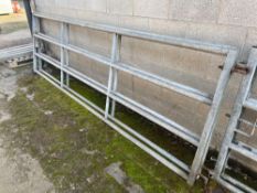 Pair Galvanised gates 12' 6