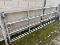 Pair Galvanised gates 12' 6