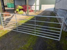 Galvanised gate 12' 1