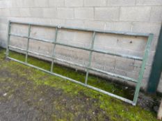 Galvanised gate, 12' 5