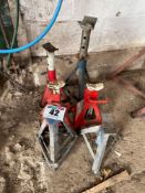 Quantity axle stands